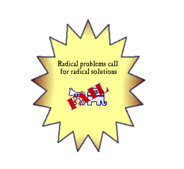 Radical problems call for radical solutions